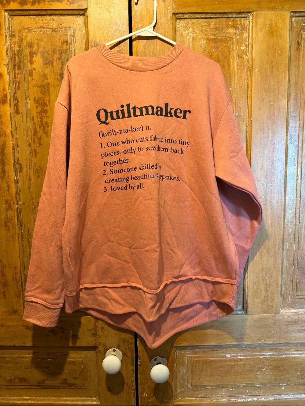 Quiltmaker Graphic Sweatshirt - Dusty Rose